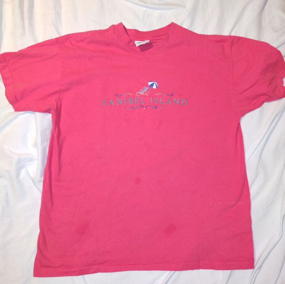 vintage top threads sanibel island shirt single stitch Mens large